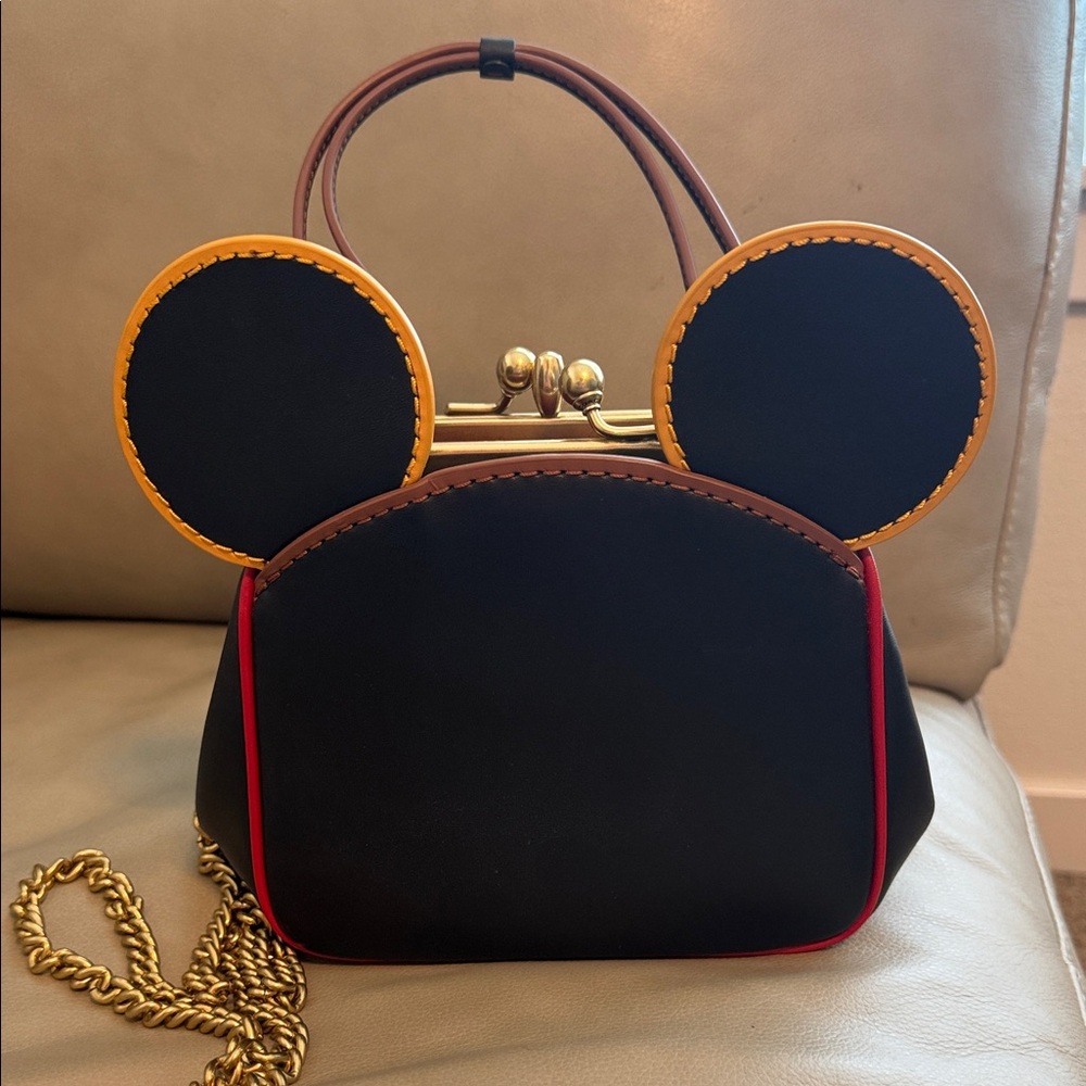 Coach Mickey Mouse Kisslock Purse